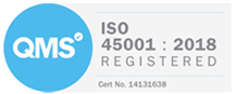 ISO 45001 registered